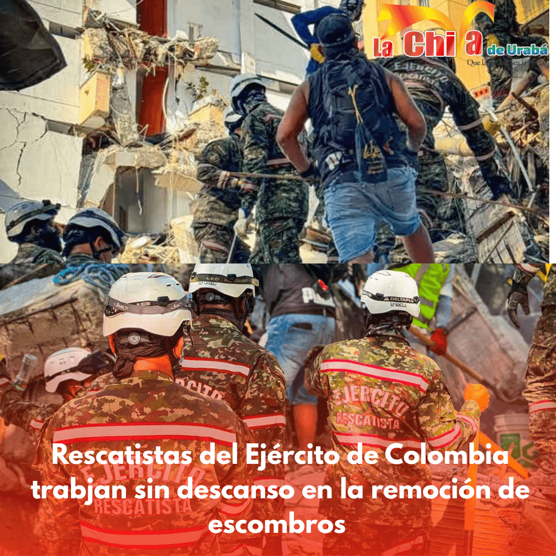 Más de 1.000 soldados apoyan la emergencia con rescate, seguridad y atención a la comunidad