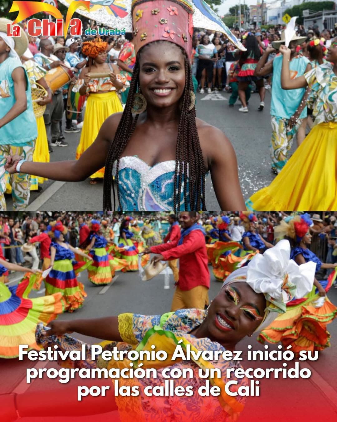 Cali abrió el XXX Festival Petronio Álvarez con más de 1.600 participantes