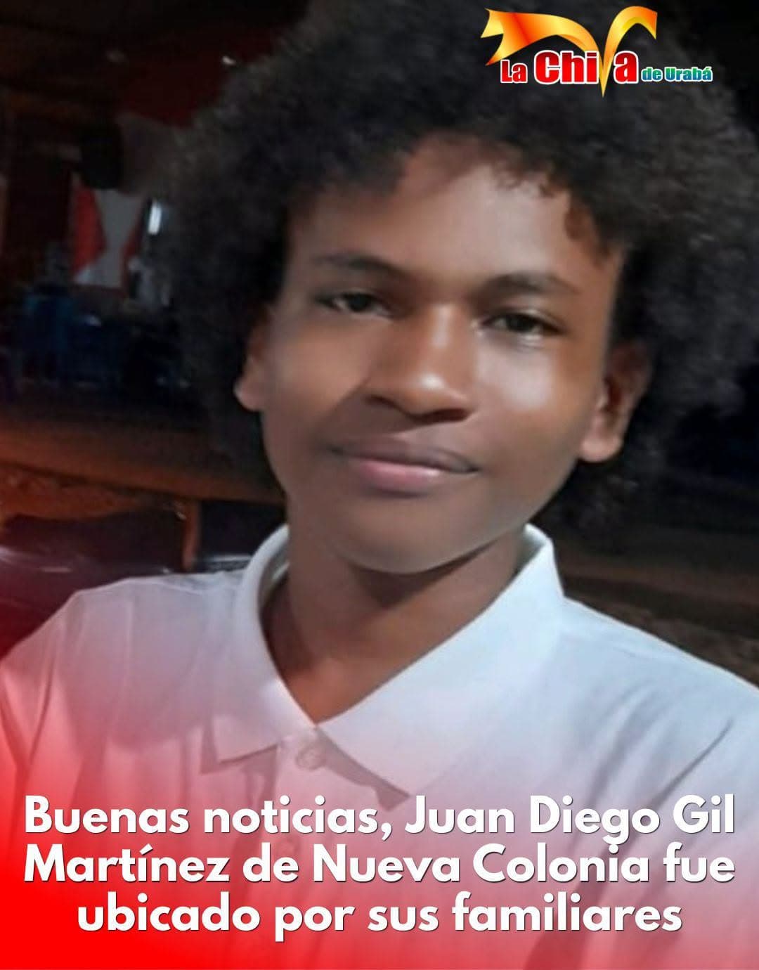Familia confirma que Juan Diego Gil Martínez está sano y salvo tras varios días de búsqueda